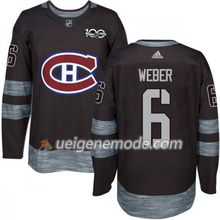 Herren Eishockey Montreal Canadiens Trikot Shea Weber 6 1917-2017 100th Anniversary Adidas Schwarz Authentic